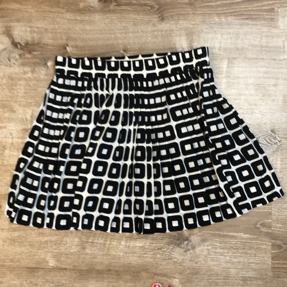 Black and white skirt